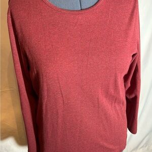 Blair Women's Rich Red Long Sleeve Tee